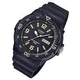 Чоловічий наручний годинник Casio MRW-200H-1B3 Чорний з жовтим удароміцним - зображення 7