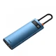 USB-хаб концентратор Baseus Metal Gleam Series 6-in-1 Type-C Hub Docking Station Blue (YM1370) - изображение 3