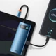 USB-хаб концентратор Baseus Metal Gleam Series 6-in-1 Type-C Hub Docking Station Blue (YM1370) - изображение 10
