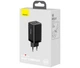 Мережевий зарядний пристрій Baseus GaN3 Pro 1USB + 2Type-C 65 W Black (YM1382) - зображення 3