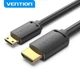 Кабель Vention Mini HDMI - HDMI 2.0 Cable 4K 60Hz UHD 1 м Black (YM1617) - зображення 1