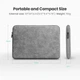 Чохол папка Ugreen 13.3" для ноутбука Grey (YM807) - зображення 3