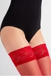 Панчохи, 20 den Legs 1/2(S) Червоний (93084) - зображення 2