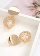 Сережки золотисті кульки всередині з намистинками Fashion Jewelry 4632 - зображення 4