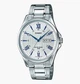 Білий годинник Casio MTP-1384D-7A2VEF з сріблястим/блакитним циферблатом. - зображення 8