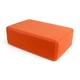 Блок для йоги (кирпич) Profi SP 0858-2 23.5×15×8см 180г оранжевый - изображение 1