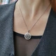Серебряная подвеска Кулон Медальон Круг без камней серебро 925 пробы 3336/3 2.60г - изображение 3