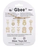 Погремушка мягкая Заец с пищалкой GBEE для Новорожденного круглая Зайка (820249185-5) Бежевый - изображение 6