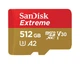Карта памяти SanDisk Extreme microSDXC UHS-1 U3 A2 512Gb class 10 V30 R190MB/s W130MB/s adapter SD (SDSQXAV-512G-GN6MA) - изображение 1