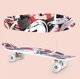Пенни-борд Penny Best Board LED Abstraction с ручкой колеса PU светящиеся Black/Red 65 см (4345340) (C 40311/02) - изображение 5