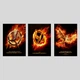 Набір постерів фільму Голодні ігри у рамках / The Hunger Games / А3, 3 шт - изображение 1