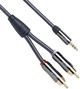 Межблочный Аналоговый Кабель QED Performance J2P Graphite 2xRCA-3.5 mm 1.5m - изображение 2