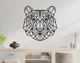 Декоративное панно на стену из дерева Upwood Decor Тигр Tiger 35.7 х 35 см black - изображение 1