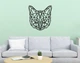 Декоративне панно на стіну з дерева Upwood Decor Кіт Cat 64.8 х 60 см black - зображення 1