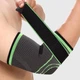 Эластичный бандаж на локоть, налокотник компрессионный на липучке elbow support - изображение 2