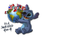 Кружка GeekLand Стич Lilo and Stitch 02.19 с глобусом.999 - изображение 3