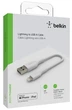 Кабель Belkin PVC USB - Lightning, 0.15 м White (CAA001BT0MWH) Білий 20340 - зображення 4