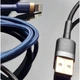 Кабель Baseus Cafule Lightning 1.5A (2m) gold/black - зображення 5