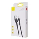 Кабель Baseus Cafule Lightning 1.5A (2m) gold/black - зображення 12
