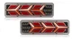 Фонарь задний Lamborghini 30х9см LED 12V (комплект 2шт) - изображение 1