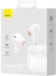 Бездротові вакуумні навушники Baseus Bowie M2+ TWS white 386700003 - зображення 6
