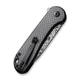 Ніж складаний кишеньковий Civivi Elementum II, (7.5 см) Damascus / Carbon Fiber & G10 - зображення 5