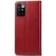 Шкіряний чохол-книжка GETMAN Gallant (PU) для Xiaomi Redmi 10 Червоний - изображение 3