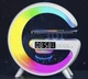 Лампа-нічник з будильником, бездротовою зарядкою, Bluetooth-колонкою G-Smart RGB - изображение 1