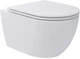 Унитаз подвесной DEVIT Do It 4010510 безободковый Vortex Flush с сиденьем Soft Close дюропласт - изображение 1