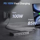 Концентратор USB-C UGREEN CM681 Type-C 11в1 Hub USB3.2 HDMI 8K HDR PD100W Ethernet RJ45 SD/TF для Macbook iPad (15965) - зображення 6