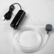 Акваріумний аератор компресор USB AIR-1B работает от PowerBank трубка 1 м каб. 70 см Черный - зображення 1