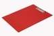 Планшет с прижимом Clipboard, А4, картонный, PP-покрытие, красный (452\01) - изображение 2