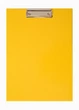 Планшет с прижимом Clipboard, А5, картонный, PP-покрытие, желтый (453\08) - изображение 1