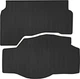 EVA коврик EVAtech в багажник авто для Lincoln MKZ Hybrid 2012-2015 2 поколения Sedan USA 2 шт Black (LL11446BE2RBB) - изображение 1