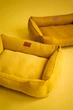 Лежак для животных Harley and Cho Dreamer Yellow Velvet L 90x60 см (3103435_HC) - изображение 4