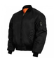 Тактична куртка Mil-tec MA1 Flight Jacket (Bomber) Black 10402002-XS - зображення 1