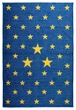 Килим дитячий My Home Moretti Side, 77*150 см, двосторонній синій і жовтий Зірки - зображення 1