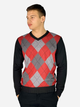 Пуловер мужской Pierre Cardin 31840208 M Черный/Серый/Красный - изображение 1