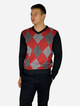 Пуловер мужской Pierre Cardin 31840208 M Черный/Серый/Красный - изображение 2