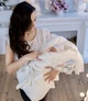 Конверт-одеяло на выписку Baby 90х90 см молочный - изображение 4