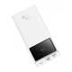 Зовнішній акумулятор повербанк Power bank Baseus Star-Lord Digital Display 30000mAh USB/Type-C, PD/QC, 22.5W/3A Білий - зображення 3