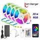 Светодиодная LED лента Lem Berger 600LED RGB, 20 метров, с пультом, с управлением через приложение, водостойкая, музыкальная, 3309815 - изображение 1