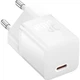 Зарядний мережевий пристрій Baseus GaN5 30W 1Type-C Quick Charge3.0/Power Delivery (CCGN070502) White - изображение 2
