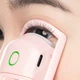 Щипцы для ресниц A-Plus Electric EyeLash Iron Керлер электрический с подогревом, 2 температурных режима, от USB Pink - изображение 4