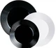 Сервиз столовый чёрно-белый Luminarc Harena Black/White 18 предметов (N1518) - изображение 3