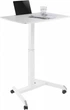 Приставной мобильный столик с регулировкой высоты Officepro ODM380W White - изображение 3