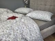 Комплект постільної білизни Комфорт Текстиль linen Клео Полуторній на гумці (2070175429) - зображення 8