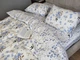 Комплект постільної білизни Комфорт Текстиль linen Блакіть Двоспалений (2070180004) - зображення 5