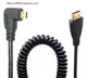 Кабель HDMI - micro HDMI, правий кутовий (50-150см) - зображення 1