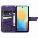 Чехол-книжка с рисунком UniCase Butterfly Pattern для TECNO Spark Go 2024 / Spark 20C - Dark Purple - изображение 2